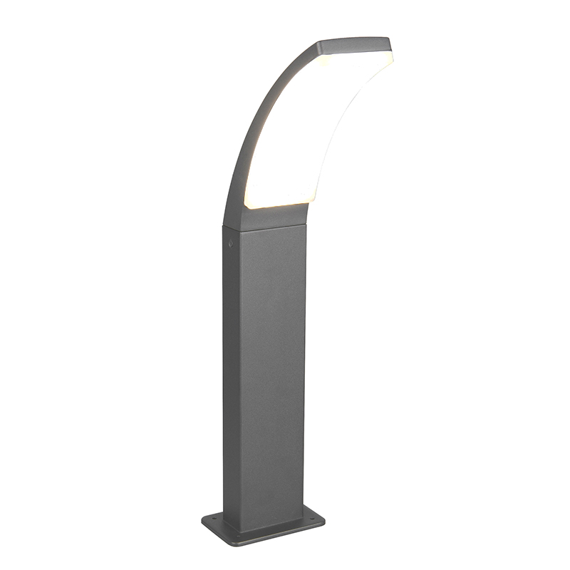Antracit udendørslampe modern, Popke, 12,5W, 4000K LED, IP44