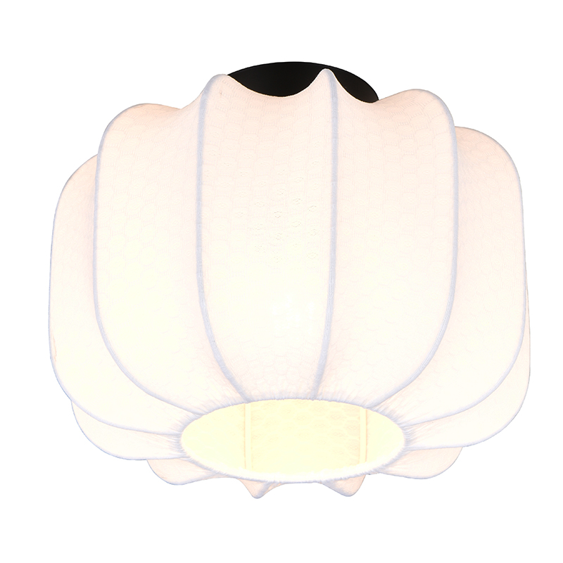 Hvid loftlampe modern, Metehan