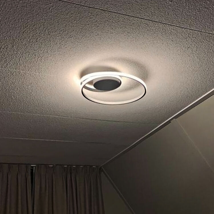 Hvid plafond modern, Sassandra, 22W, 3000K LED, 3 trins lysdæmper