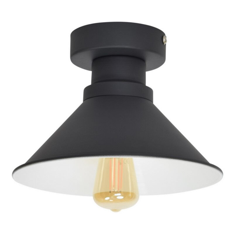 Industri loftlampe sort, Locker