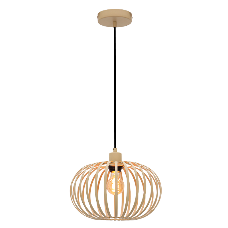 Industri pendler lampe beige, Lieve