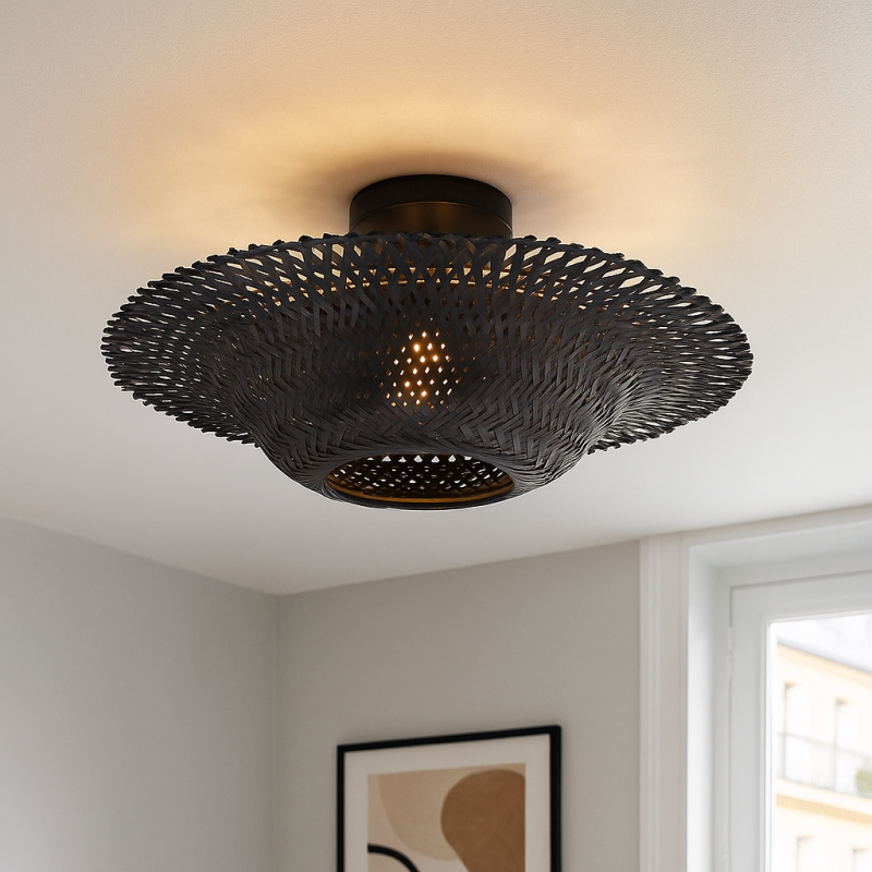 Rattan plafond sort, Cordoba