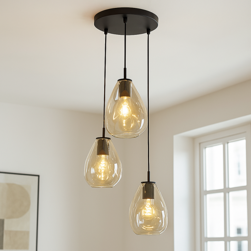 Design pendler lampe rav, Evito