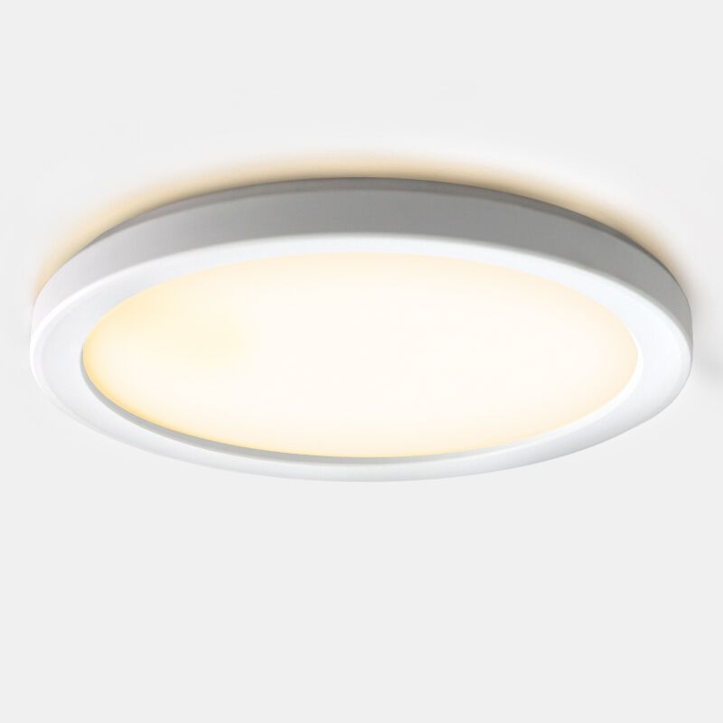 Plast loftlampe badeværelse hvid, Shivani, 15W, 3000K LED, IP44