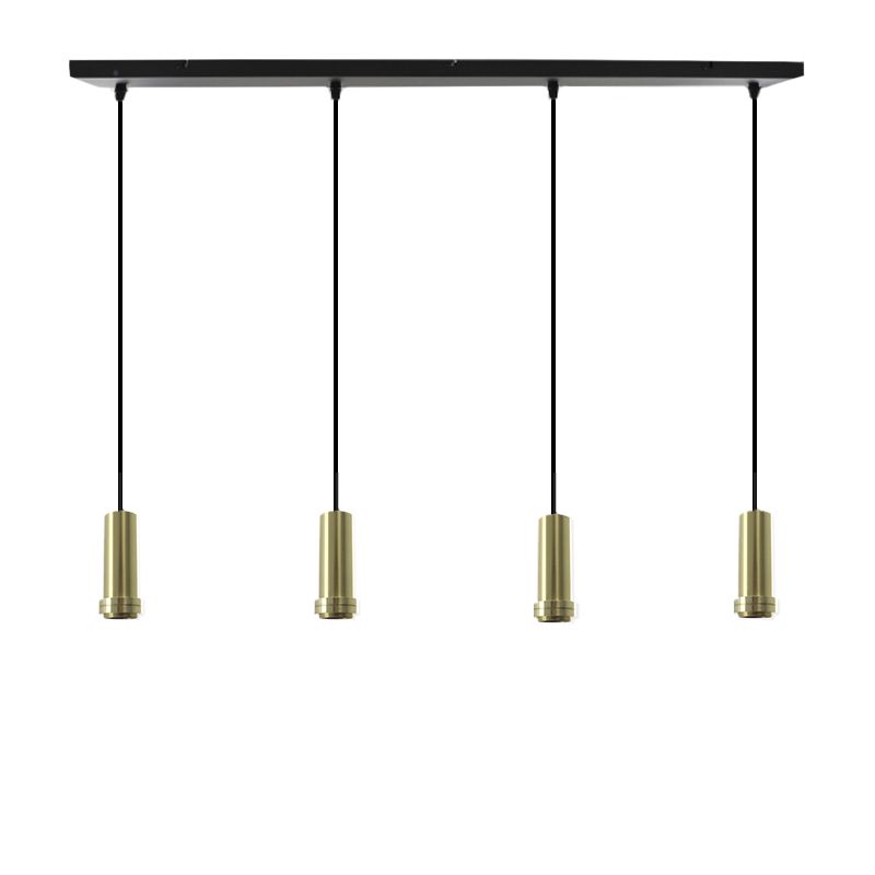 Aluminium pendler lampe uden skærm guld, Rika Aluminium pendler lampe uden skærm guld, Rika