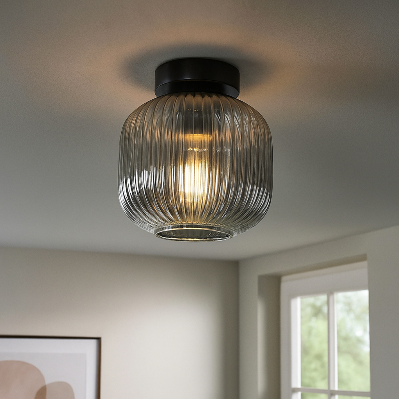 Retro loftlampe grå, Charlois Retro loftlampe grå, Charlois