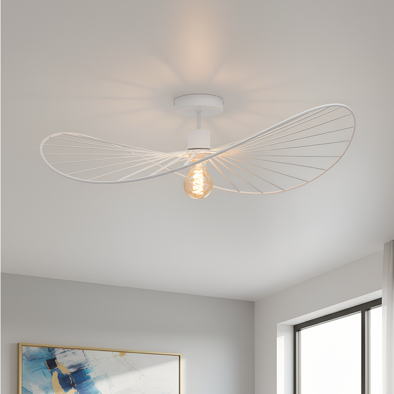 Modern loftlampe hvid, Jolinda
