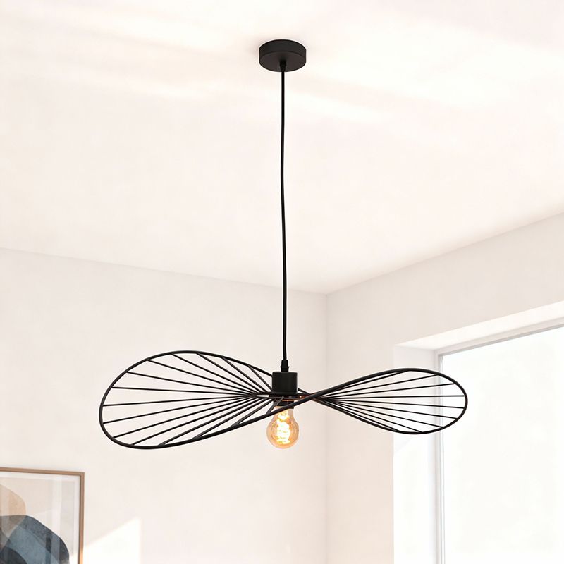 Retro pendler lampe sort, Jolinda