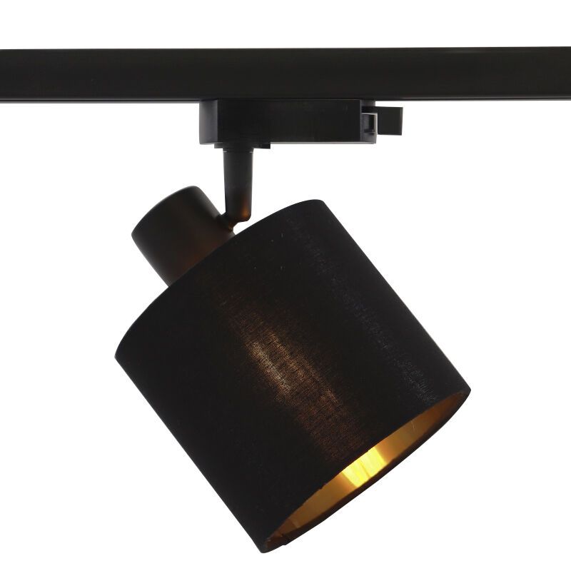 Modern 1-faset lampe på lyseskinne guld, Koge Modern 1-faset lampe på lyseskinne guld, Koge