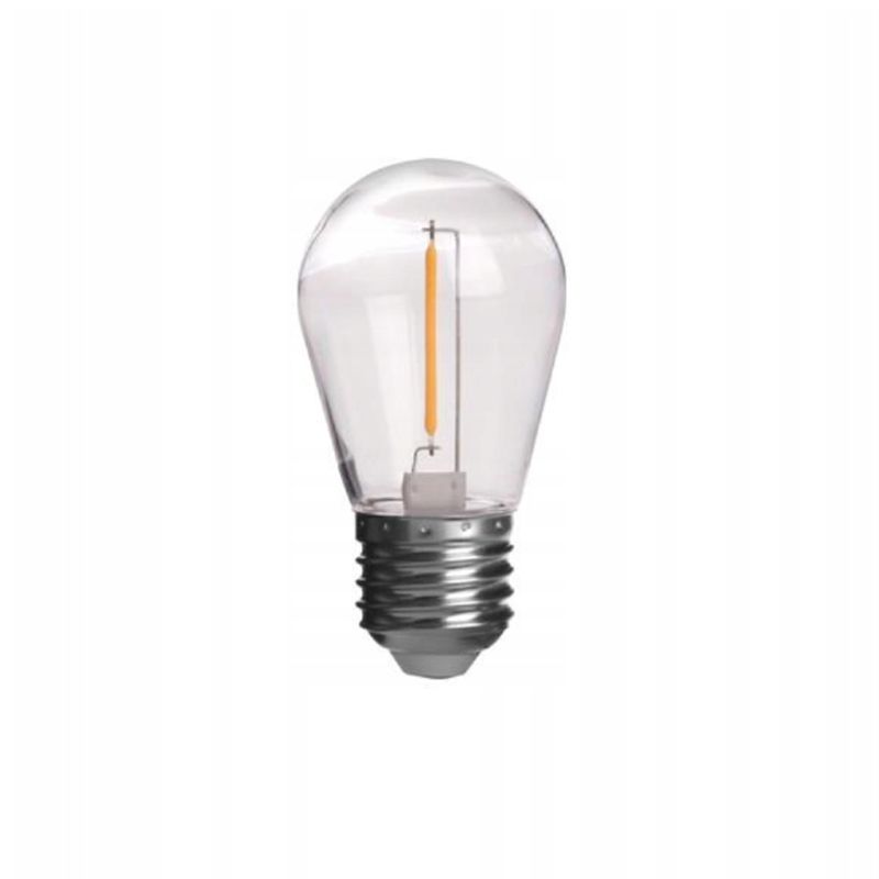 E27 LED lampe 1W, 2700K