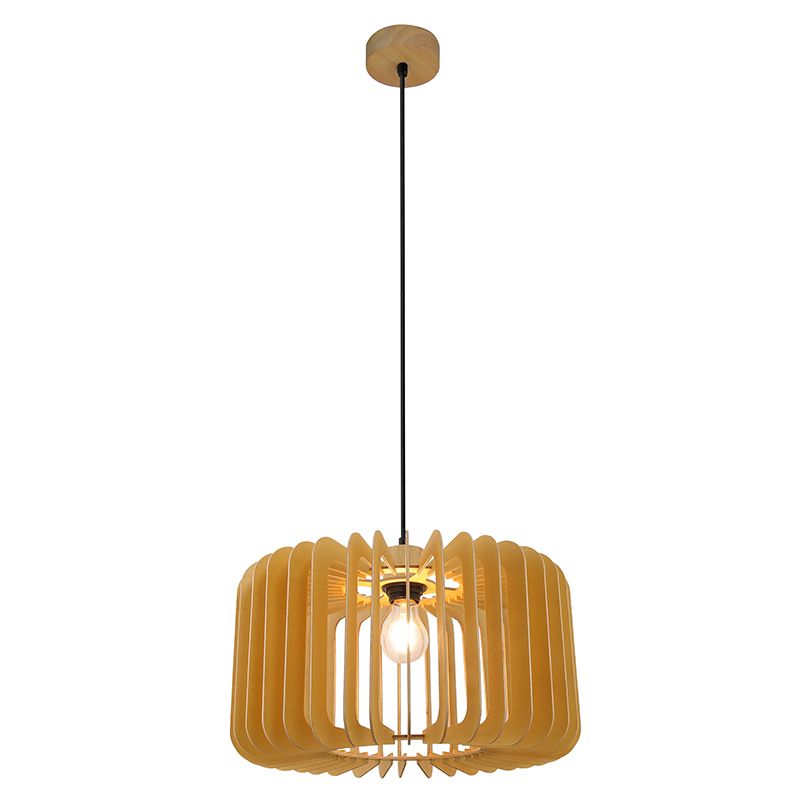 Rustik pendler lampe træ, Beau