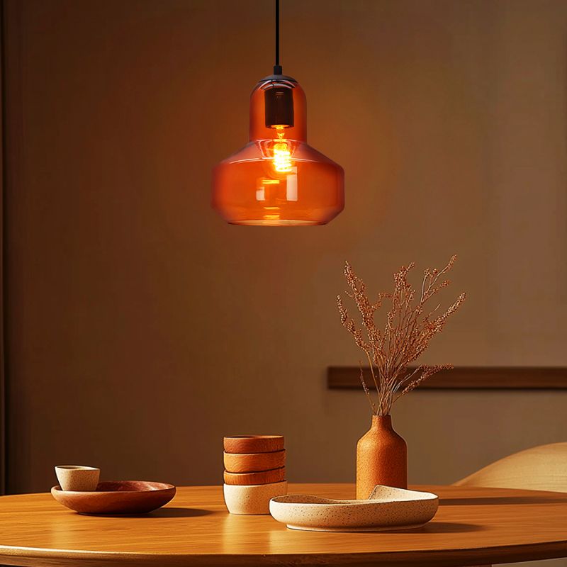 Design pendler lampe orange, Sabina Design pendler lampe orange, Sabina