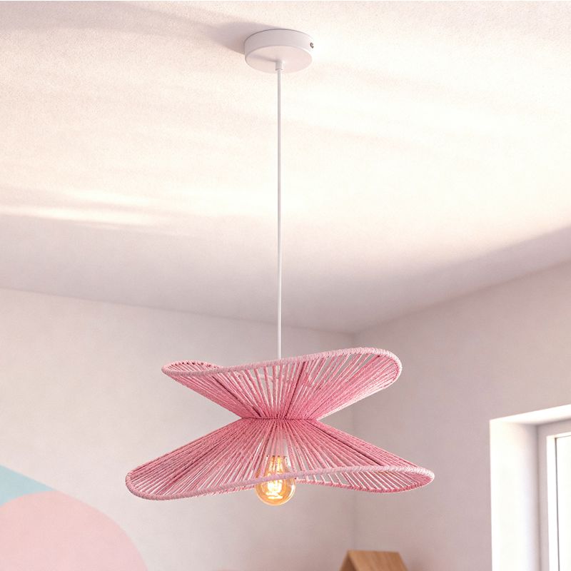 Papir pendler lampe lyserød, Rosalie
