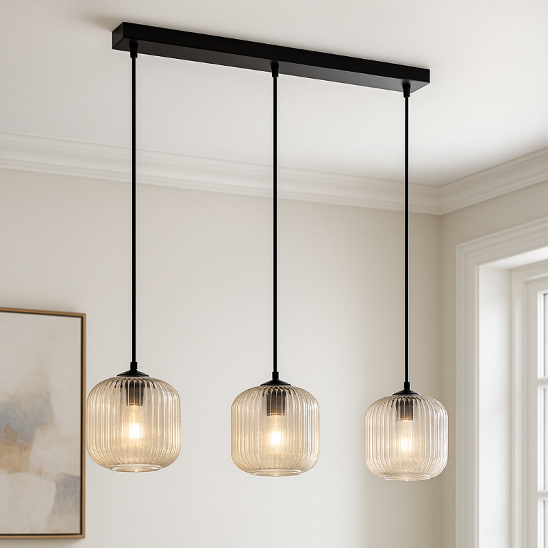 Design pendler lampe rav, Charlois