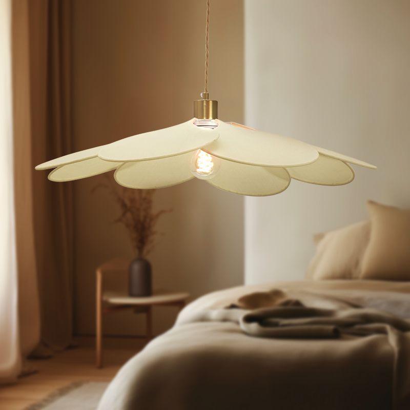 Rustik pendler lampe creme, Nena