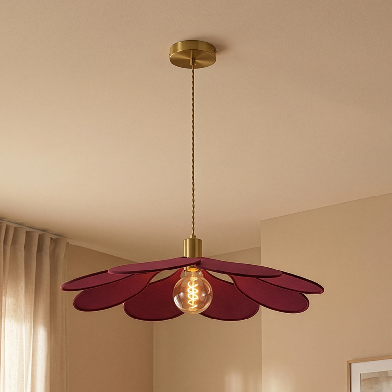 Rustik pendler lampe bordeauxrød, Nena Rustik pendler lampe bordeauxrød, Nena