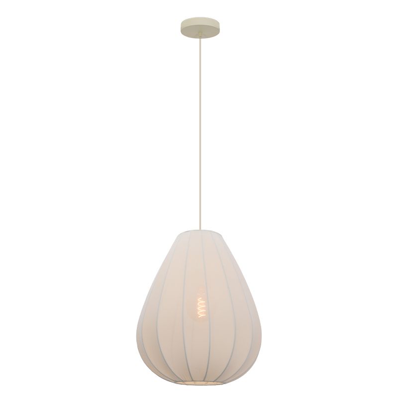 Modern pendler lampe beige, Deborah