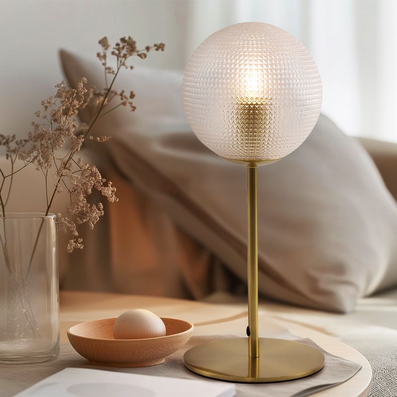 Retro bordlampe gennemsigtig, Johnson, med brytare Retro bordlampe gennemsigtig, Johnson, med brytare