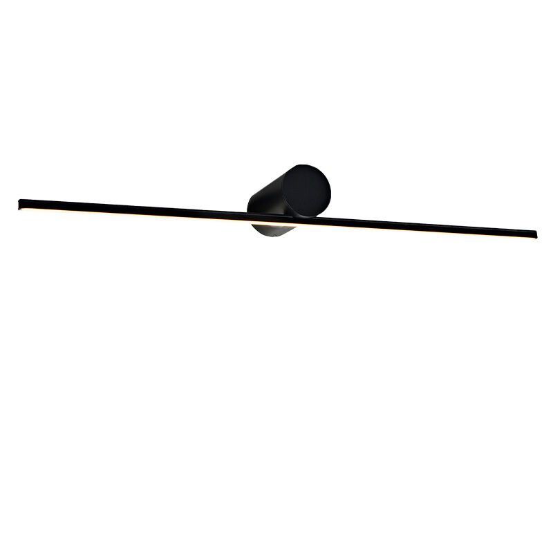 Modern spejllampe sort, Haiko, 8W, 3000K LED, IP44 Modern spejllampe sort, Haiko, 8W, 3000K LED, IP44