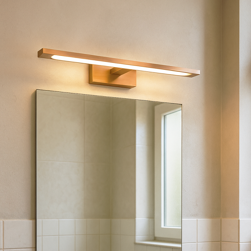 Modern væglampe badeværelse kobber, Steffy, 6W, 2700K LED, IP44