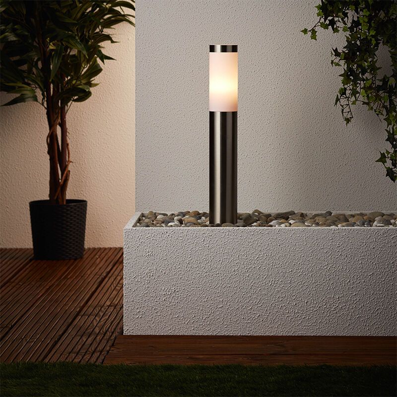 Plast udendørslampe krom, Tom, IP44