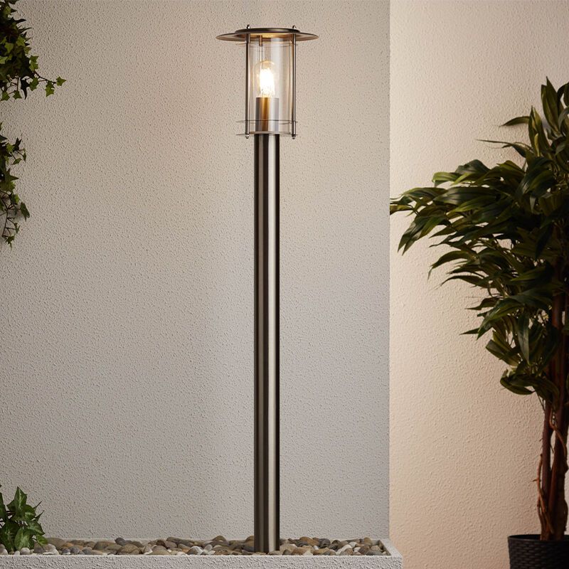 Metal udendørslampe krom, Shamayra, IP44