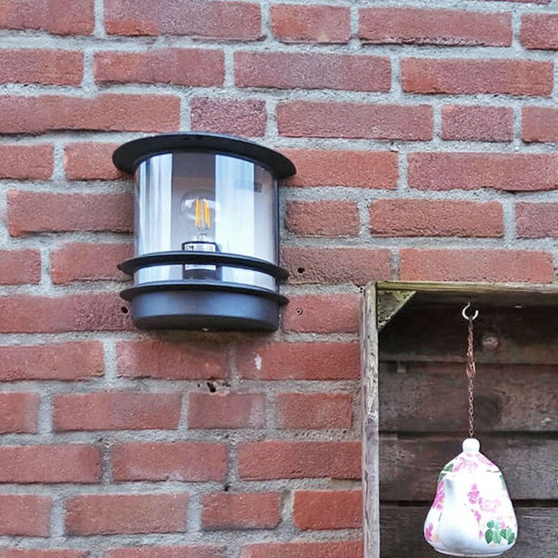 Rustik udendørslampe gennemsigtig, Zare, IP44 Rustik udendørslampe gennemsigtig, Zare, IP44