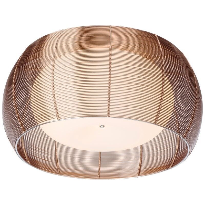 Modern loftlampe bronze, Amela