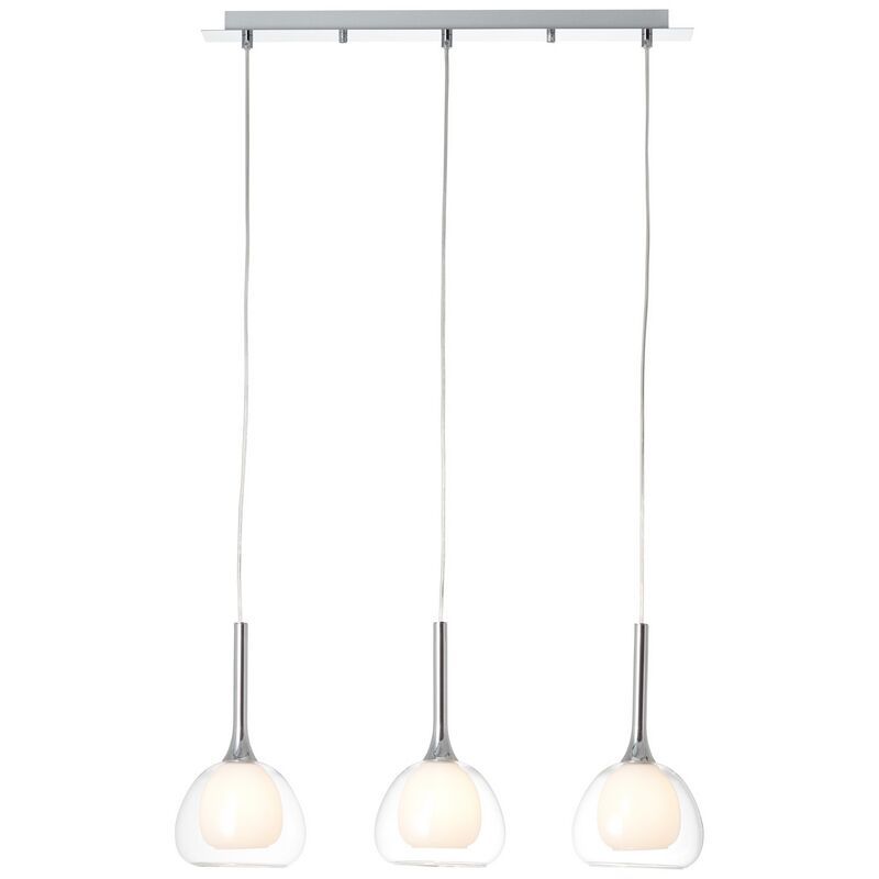 Modern pendler lampe krom, Emmelien
