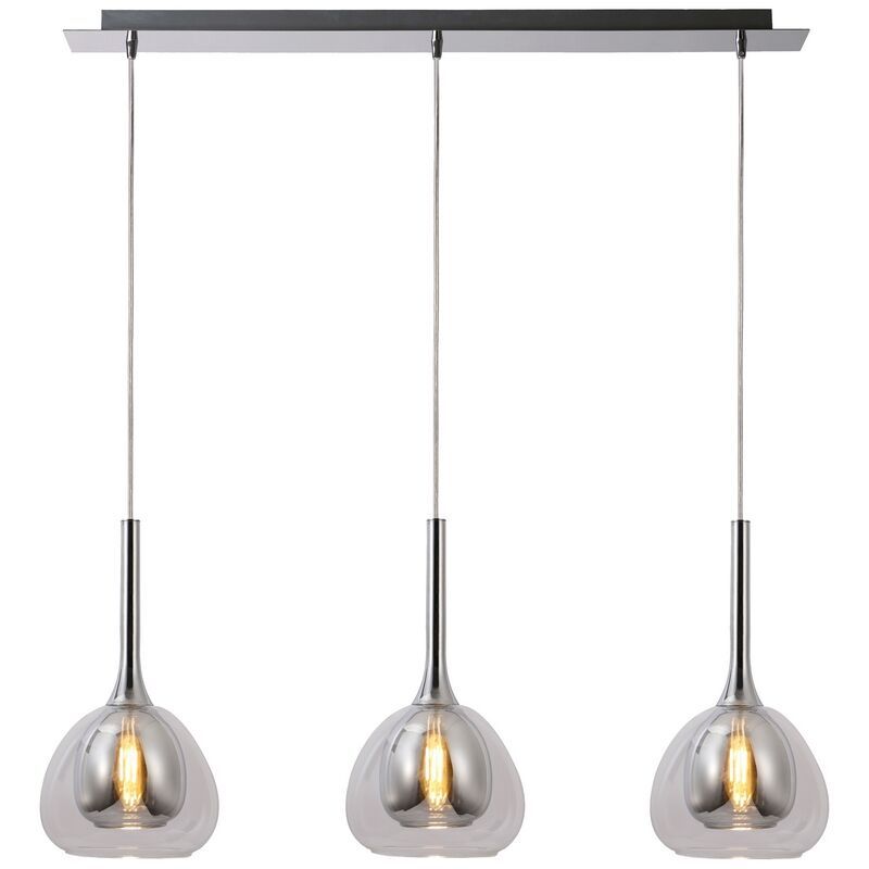 Modern pendler lampe krom, Emmelien
