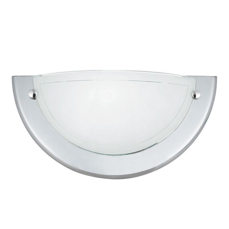 Glas væglampe krom, Angely