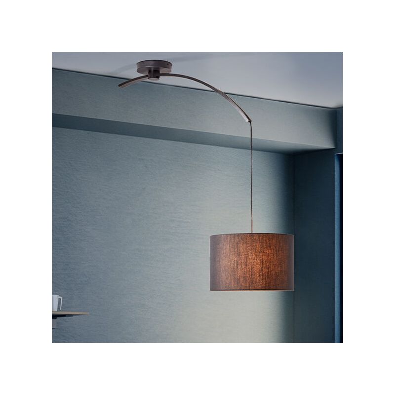 Modern pendel lampe spisebord sort, Bernice