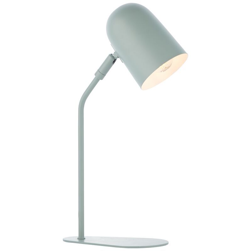 Modern bordlampe grøn, Lukas, med brytare