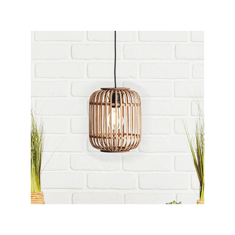 Træ pendler lampe brun, Brain Træ pendler lampe brun, Brain