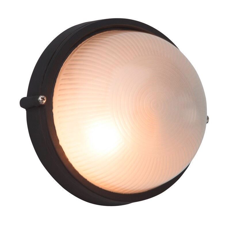 Glas udendørslampe sort, Trishana, IP44 Glas udendørslampe sort, Trishana, IP44