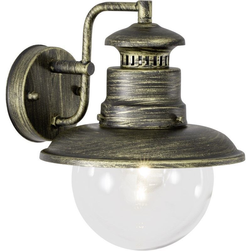 Rustik udendørslampe guld, Jaelin, IP44