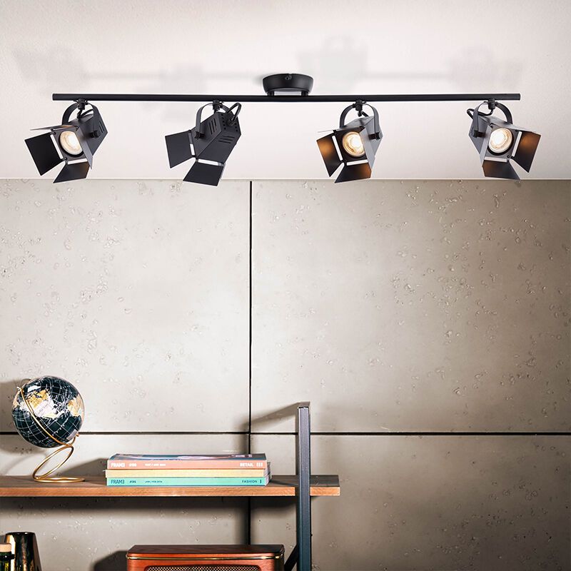 Industri loftspot sort, Jowenna, 5W, 3000K LED