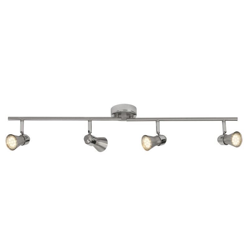 Metal loftspot krom, Roel, 7W, 3000K LED Metal loftspot krom, Roel, 7W, 3000K LED