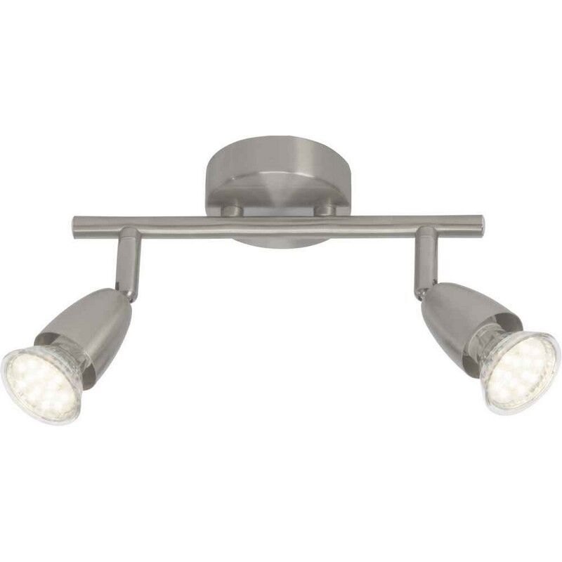 Metal loftlampe krom, Keysha, 3W, 3000K LED
