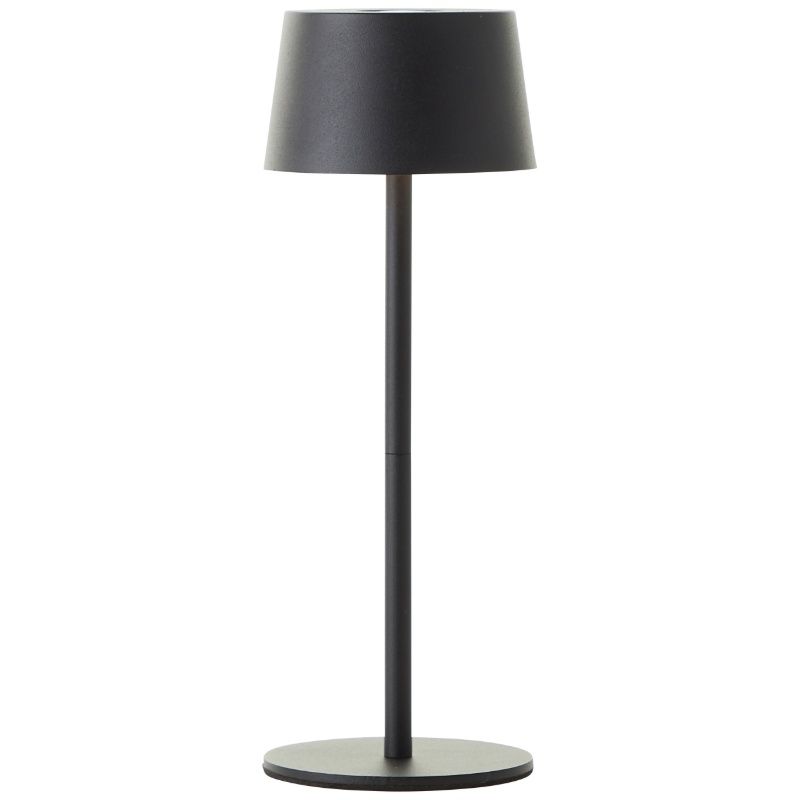 Modern udendørs bordlampe sort, Petter, 2W, 3000K LED, IP44, 3 trins lysdæmper Modern udendørs bordlampe sort, Petter, 2W, 3000K LED, IP44, 3 trins lysdæmper