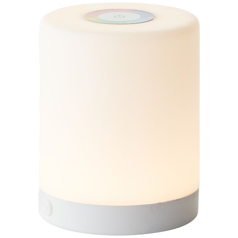 Modern udendørs bordlampe hvid, Maezon, 1W, RGBW LED, IP44, med beröringsdimmer