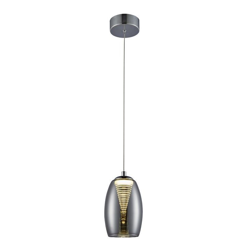 Modern pendler lampe krom, Aliyah, 5W, 3000K LED