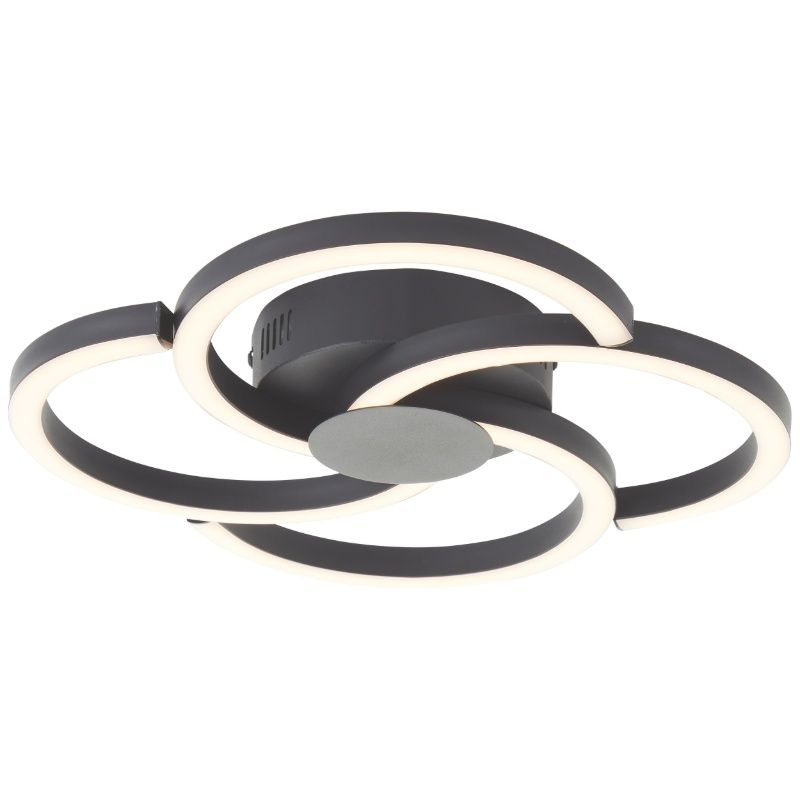 Design loftlampe sort, Somia, 22W, 3000K LED