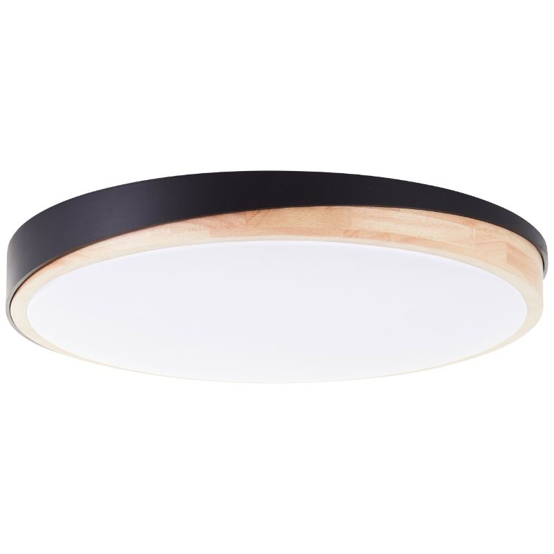 Modern loftlampe sort, Marloes, 36W, 3000K-4000K-6500K LED, med fjärrkontroll Modern loftlampe sort, Marloes, 36W, 3000K-4000K-6500K LED, med fjärrkontroll