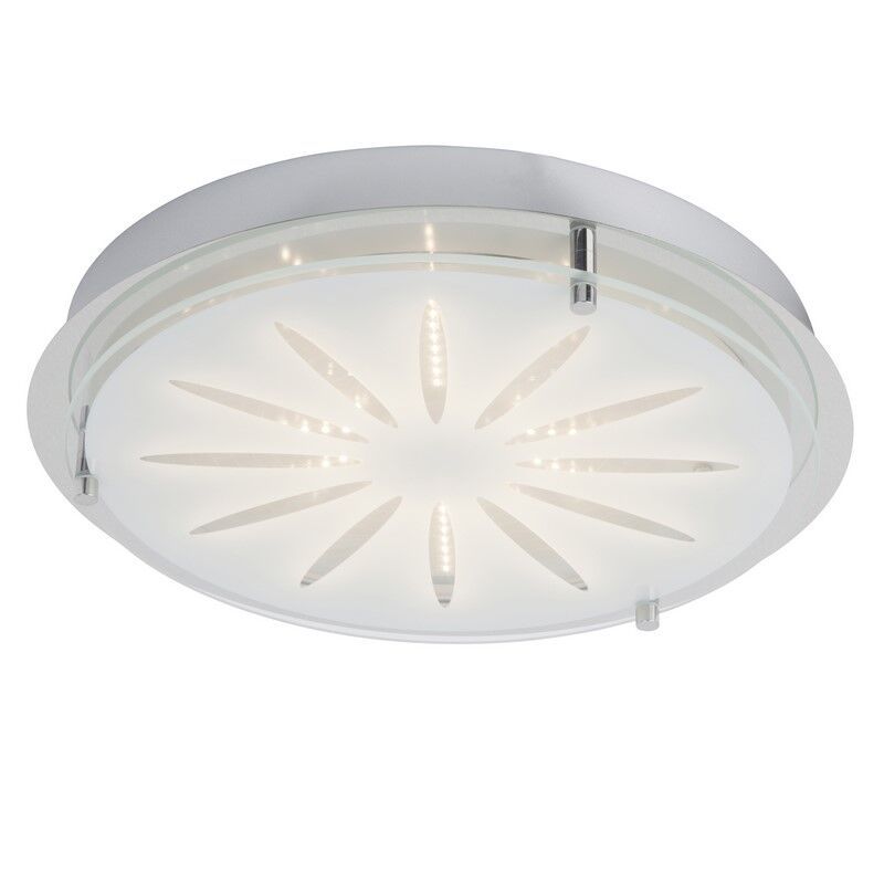 Glas væglampe krom, Danae, 15W, 3000K LED