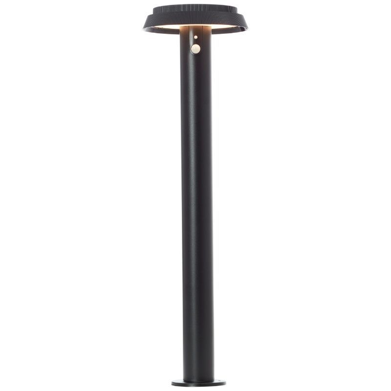 Metal udendørslampe gulvlampe solcelle sort, Ridvan, 4W, 3000K LED, IP44