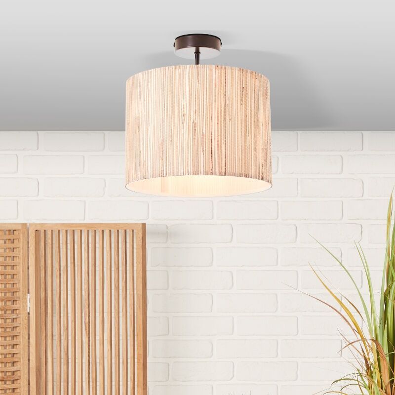Rustik loftlampe beige, Wenda Rustik loftlampe beige, Wenda