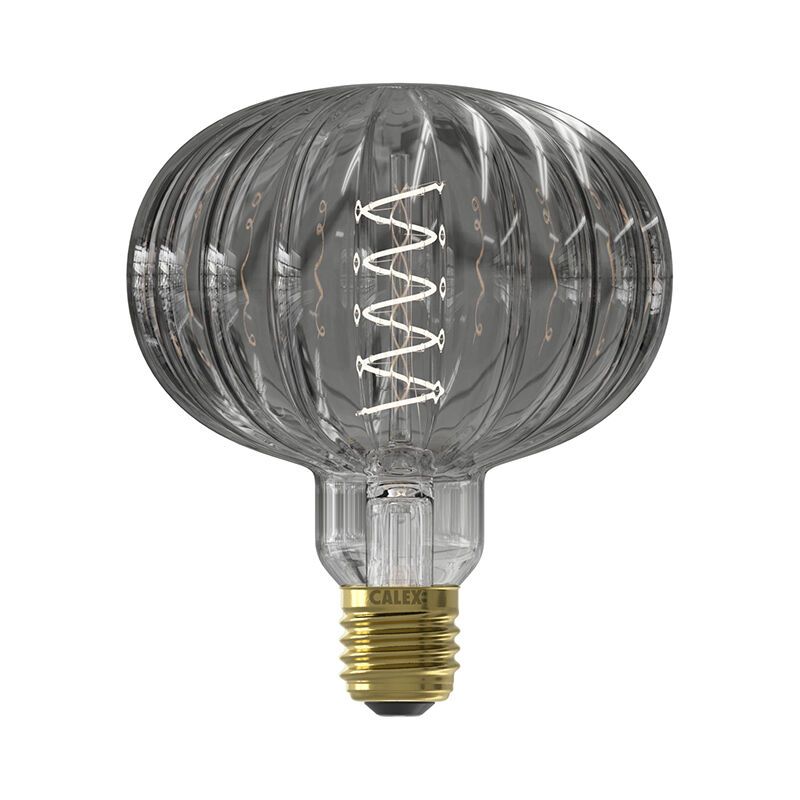 Dimmbare Calex E27 filament pære Metz, grå, 4W, 2000K Dimmbare Calex E27 filament pære Metz, grå, 4W, 2000K