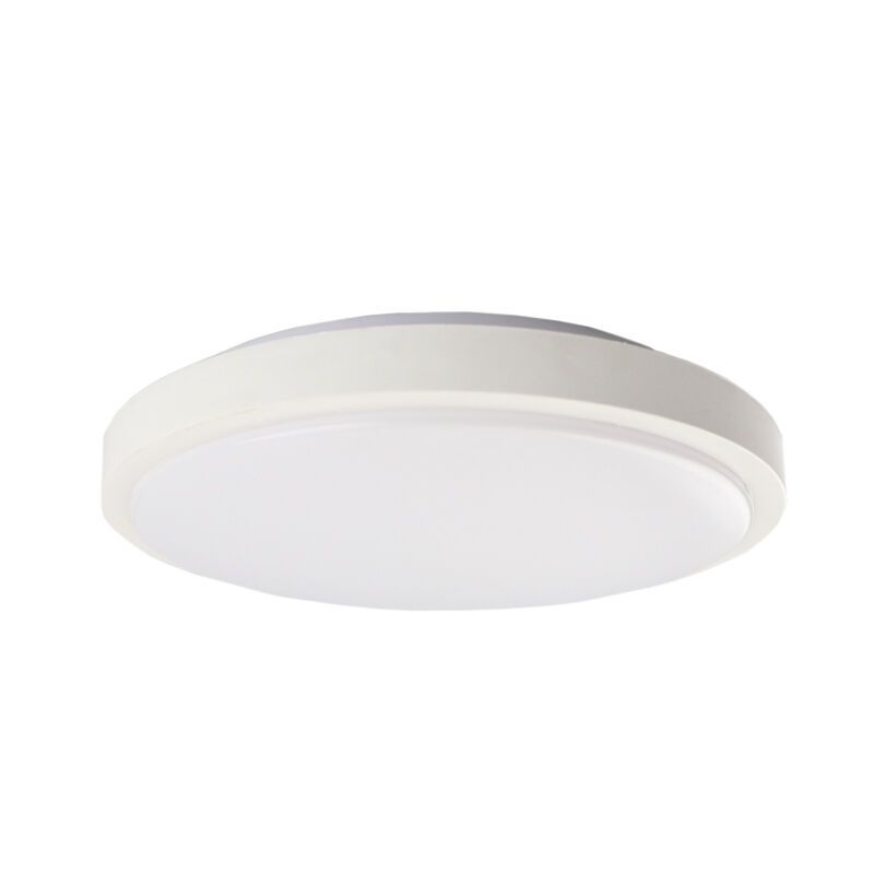Hvid modern plafond plast, Kos, 22W, 3000K LED