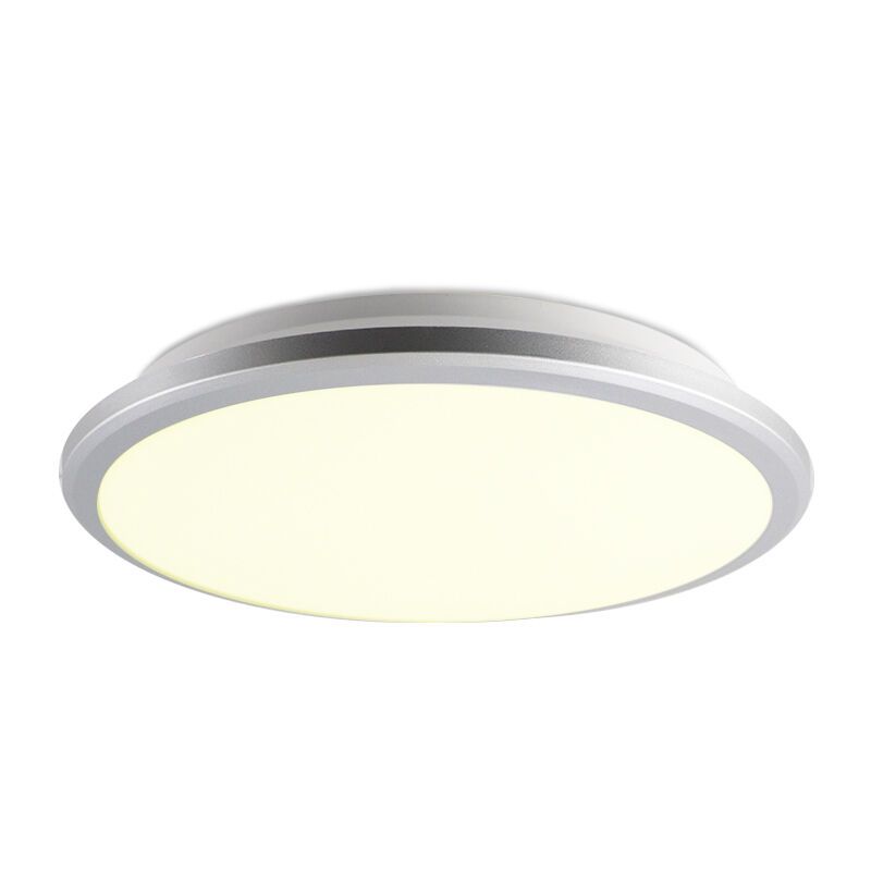 Sølv modern plafond plast, Joachim, 24W, 3000K LED
